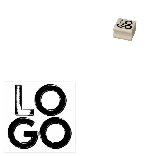 Eigen zakelijke Logo - Rubber Stempel (Gestempeld)