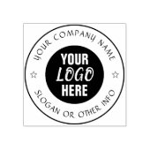 Eigen zakelijke Logo Rubber Stempel (Afrduk)