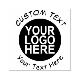 Eigen zakelijke Logo Rubber Stempel