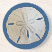 Eigen zandstrand van de dollar Aangepaste kleurenk Zandsteen Onderzetter (Voorkant)