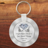 Eigen zegening maar Cheap Diamond Wedstrijders Sleutelhanger (Voorkant)