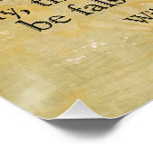 Eigen Zelf Wees Waar --- **kunstprint** Perfect Poster (Hoek)