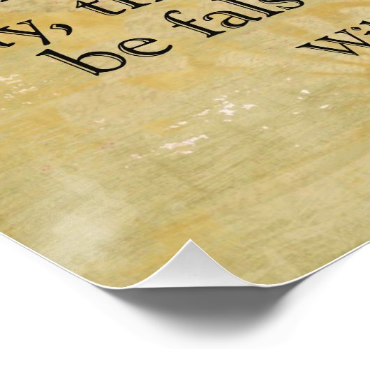 Eigen zelf zijn waar — **art print** perfect poster (Hoek)