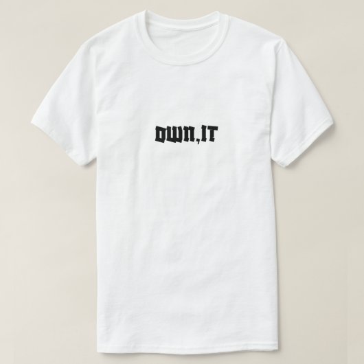 Eigen zelfvertrouwen - Inspirerend T-shirt (Design voorkant)