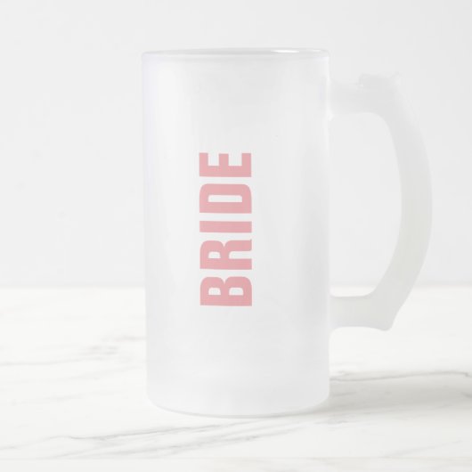 Eigen zijn en haar bier stein voor bruiloft koppel matglas bierpul (Rechts)