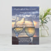 Eigen zonsondergang op Beach Bachelorette Party no Kaart (Staand voorkant)
