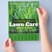 Eigen zorg. Adverteren tapblad Flyer (Hand)