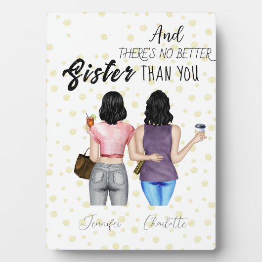 Eigen zusje Gif Fotoplaat (voorkant)