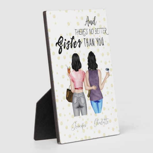 Eigen zusje Gif Fotoplaat (Zijkant)