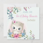 Eigenaar Baby shower Uitnodiging (Achterkant)