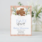 Eigenaar Baby shower Uitnodiging (Staand voorkant)