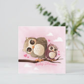 Eigenaar Baby shower Uitnodiging (Staand voorkant)