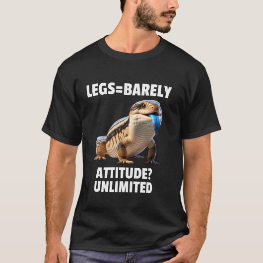 Eigenaar Blauwtongskink T-shirt (Voorkant)