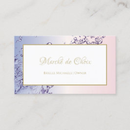 Eigenaar Blush Water Salon Visitekaartje