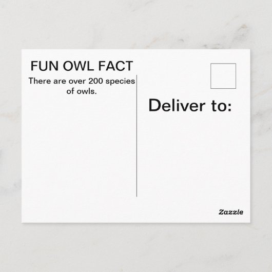 Eigenaar Briefkaart (Achterkant)