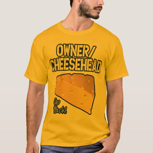 Eigenaar/Cheesehead T-shirt (Voorkant)