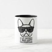 Eigenaar Cool French Bulldog Mok (Midden)