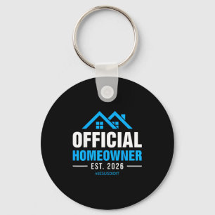 Eigenaar est 2026 nieuwe huiseigenaar huisopwarmin sleutelhanger