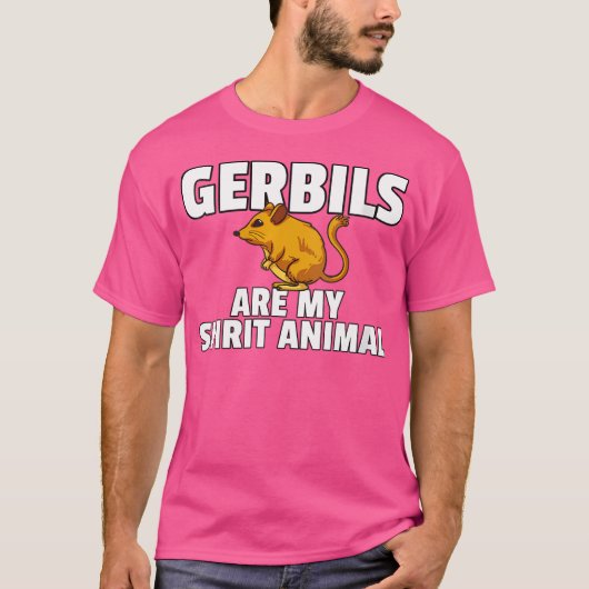 Eigenaar Gerbil Desert Mouse T-shirt (Voorkant)
