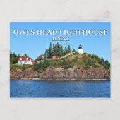 Eigenaar Head Light, Maine Briefkaart (Voorkant)