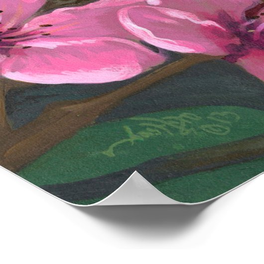 Eigenaar in Springtime ART PRINT Owl Fairy Spring (Hoek)