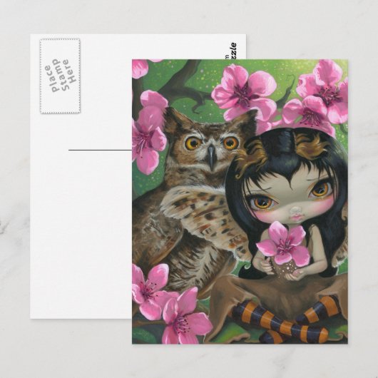 "Eigenaar in Springtime"-Briefkaart Briefkaart (Voorkant / Achterkant)