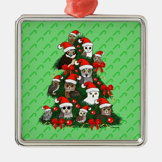 Eigenaar kerstboom metalen ornament (Voorkant)