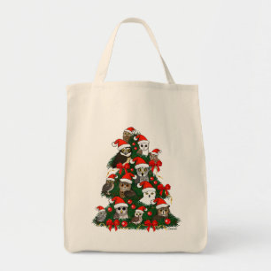 Eigenaar kerstboom tote bag