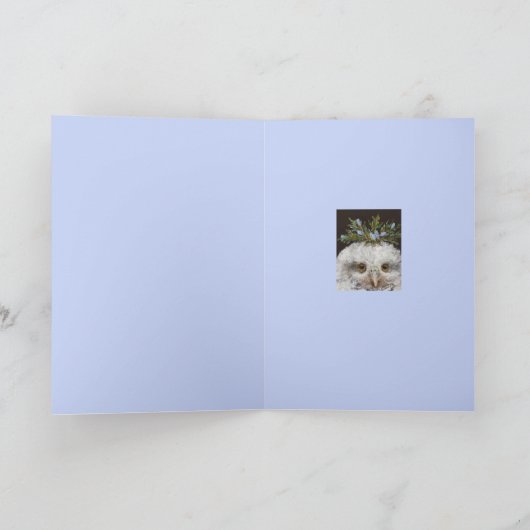 Eigenaar met cedar-kaart kaart (Binnen)