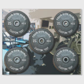  eigenaar of gebruiker van gym met fitness Funny Cadeaupapier (Vlak)