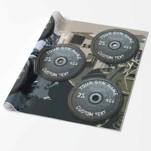  eigenaar of gebruiker van gym met fitness Funny Cadeaupapier