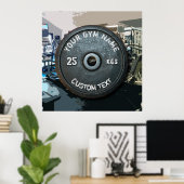 eigenaar of gebruiker van gym met fitness Funny Poster (Thuiskantoor)