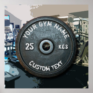 eigenaar of gebruiker van gym met fitness Funny Poster
