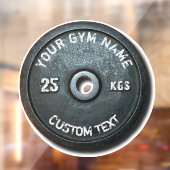  eigenaar of gebruiker van gym met fitness Funny Raamsticker (Vel 2)