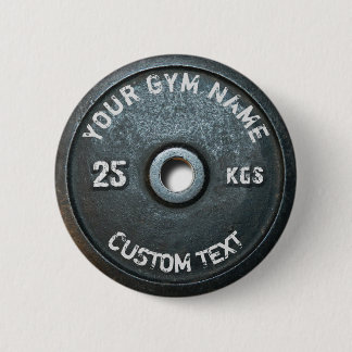  eigenaar of gebruiker van gym met fitness Funny Ronde Button 5,7 Cm