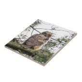 Eigenaar op een filiaal tegeltje (Zijkant)