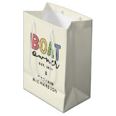 Eigenaar van aangepaste boot nieuwe eigenaar van b medium cadeauzakje (Voorkant Gekanteld)