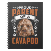 Eigenaar van Cavapoo Dog Parent Cute Puppy Notitieboek (Voorkant)