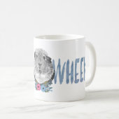 Eigenaar van cavia Pig WHEEK Cute Pet Koffiemok (Voorkant rechts)