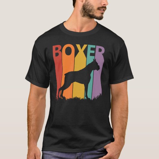 Eigenaar van Cute Boxer Dog T-shirt (Voorkant)
