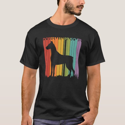 Eigenaar van Cute Doberman Pinscher Dog T-shirt (Voorkant)