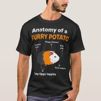 Eigenaar van Cute Funny Furry Potato Pet Guinea Pi T-shirt