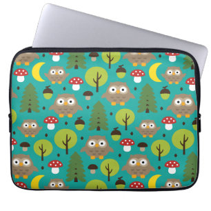 Eigenaar van de bosbeschermhoes laptop sleeve
