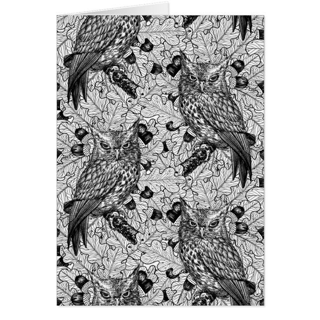 Eigenaar van de eikenboom, zwart-wit (Voorkant)