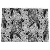 Eigenaar van de eikenboom, zwart-wit groot cadeauzakje (Achterkant)