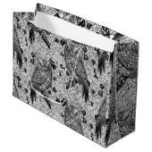 Eigenaar van de eikenboom, zwart-wit groot cadeauzakje (Voorkant Gekanteld)