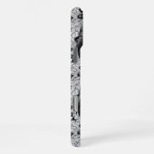 Eigenaar van de eikenboom, zwart-wit iPhone hoesje (Rechterkant)