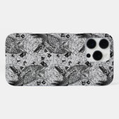 Eigenaar van de eikenboom, zwart-wit iPhone hoesje (Achterkant horizontaal)