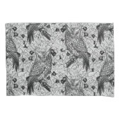 Eigenaar van de eikenboom, zwart-wit kussensloop (Voorkant-Links)