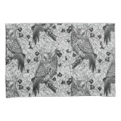 Eigenaar van de eikenboom, zwart-wit kussensloop (Voorkant-Rechts)